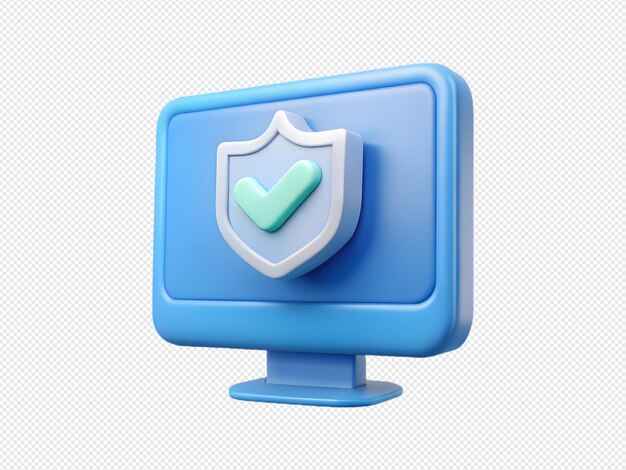 Sicherheitssymbol des Computers Sicherer Datenschutz