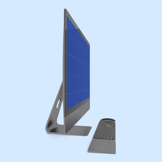 Side Computer Mockup