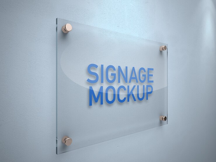 PSD signage-board-mockup
