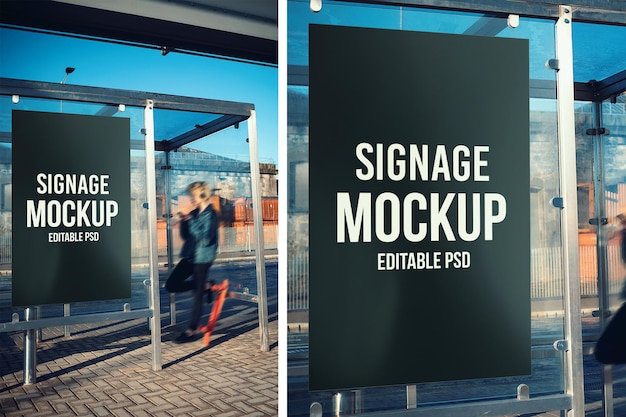 Signage Photoshop-Modell