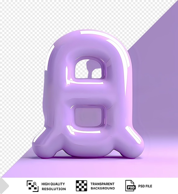 PSD signe de hashtag psd isolé dans un rendu 3d sur fond violet png psd