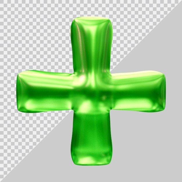 PSD signe plus dans le rendu 3d