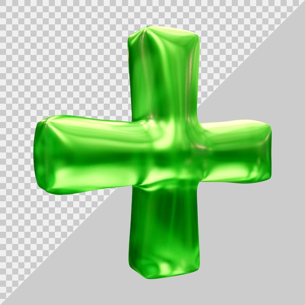 PSD signe plus dans le rendu 3d