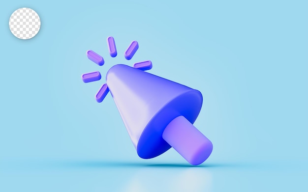 signo de carga del cursor concepto de renderizado 3d para trabajo de archivo lento proyecto largo guardar en computadora
