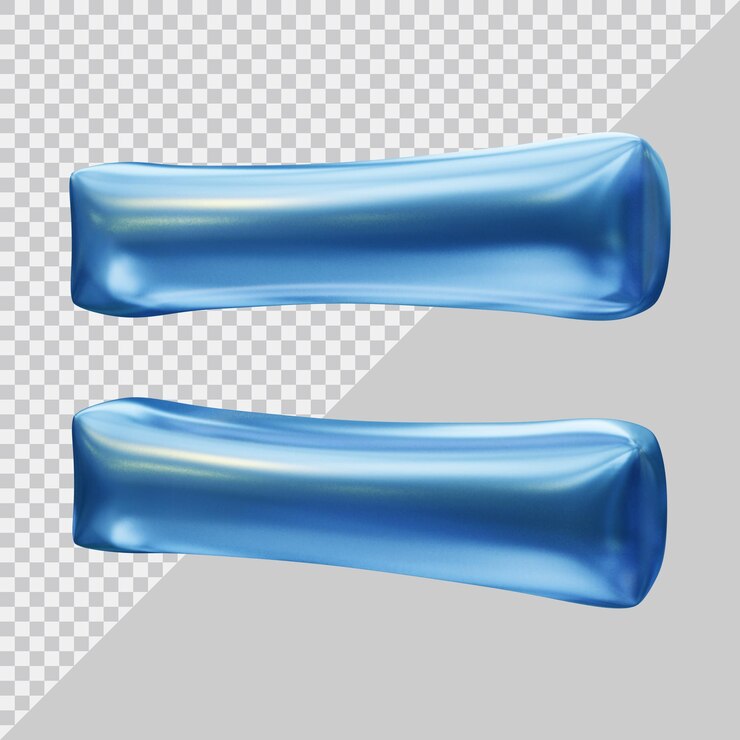 PSD signo igual en render 3d