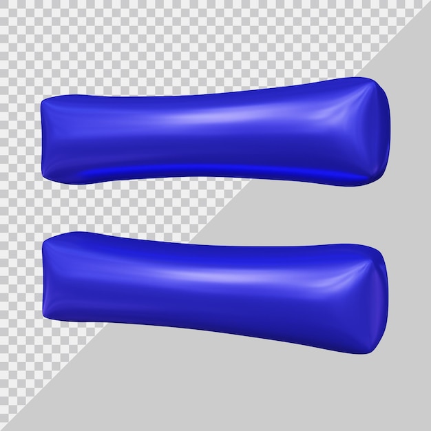 Signo igual en render 3d