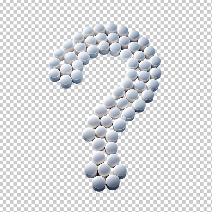 PSD signo de interrogación de pastillas