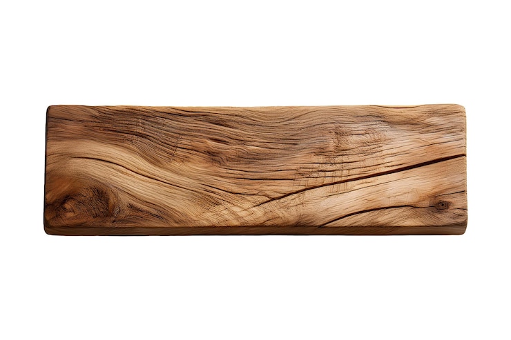 PSD signo de madera aislado sobre un fondo transparente