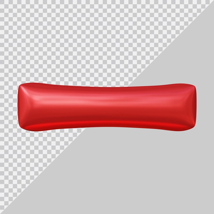 PSD signo menos en render 3d