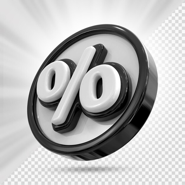 Signo de porcentaje de moneda