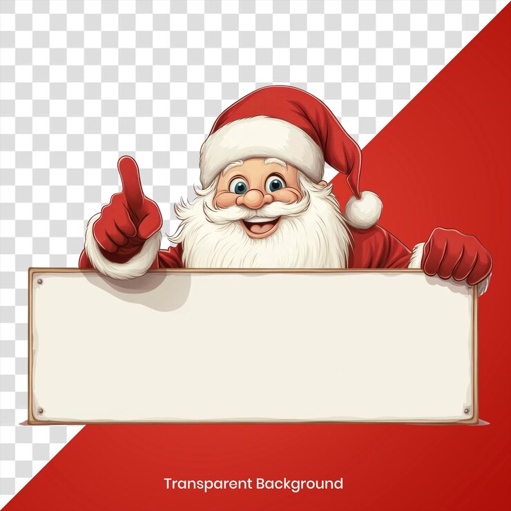 PSD el signo de santa claus de png