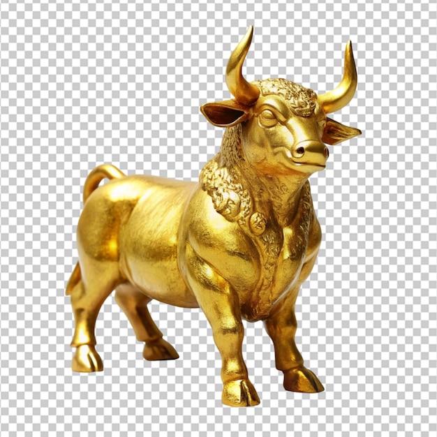 Signo del zodiaco toro en un fondo transparente