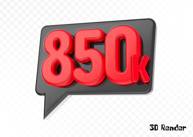 Sigue la etiqueta Renderizado en 3D en rojo y negro