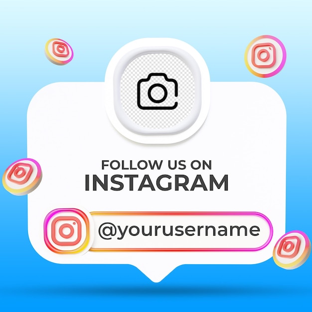 Síguenos en instagram plantilla de banners de tercio inferior de redes sociales