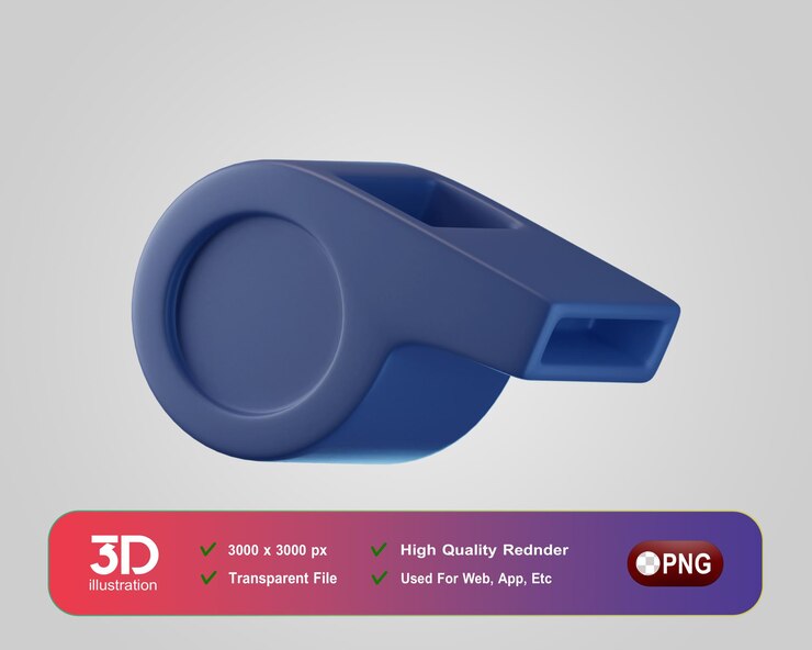 PSD silbato de iconos 3d de fitness y gimnasio