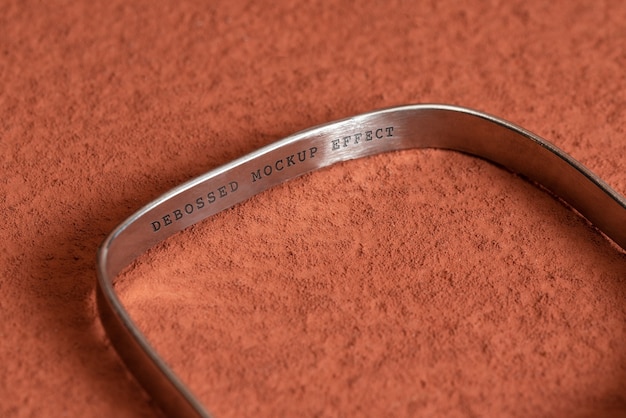 Silberarmband-Inschrift-Attrappe