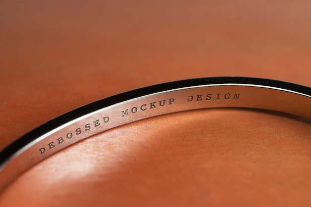 Silberarmband-Inschrift-Attrappe