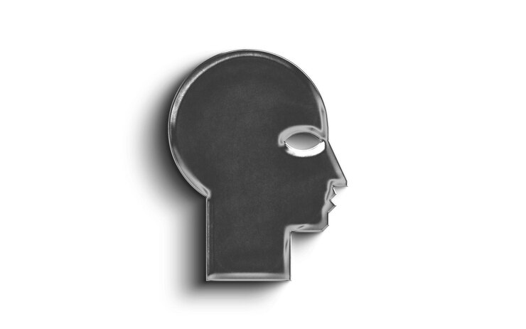PSD silhouette abstraite d'un profil de tête humaine