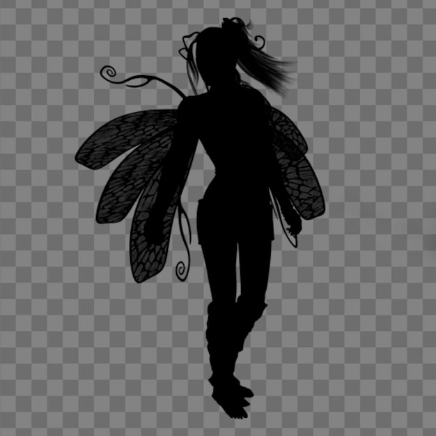 PSD silhouette féminine png