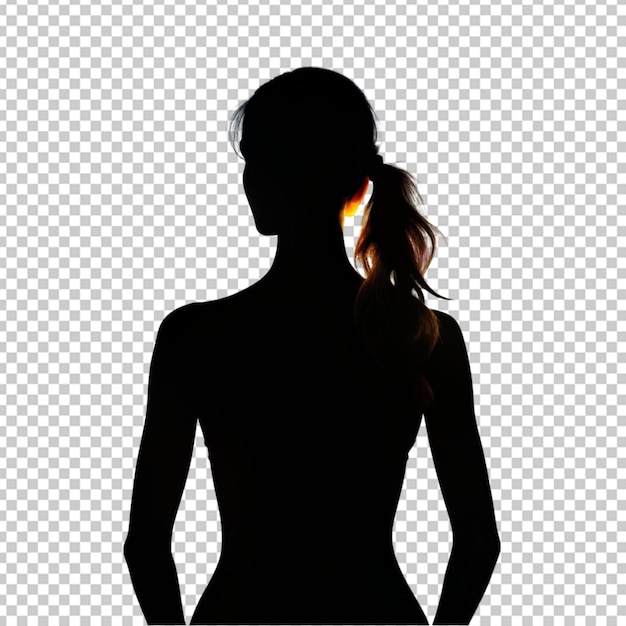 PSD silhouette féminine