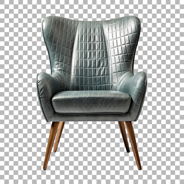 Silla de acento sobre un fondo transparente