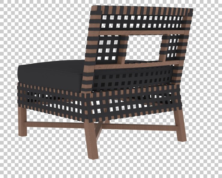 PSD silla de aire libre tejida