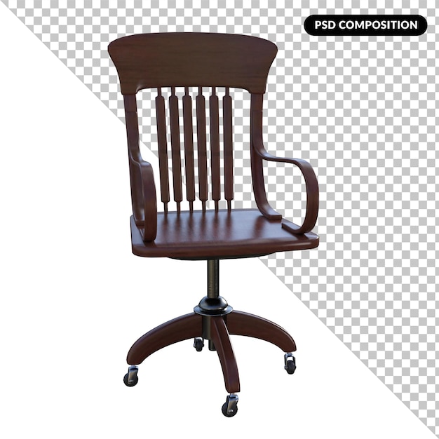 Silla aislada modelo 3d