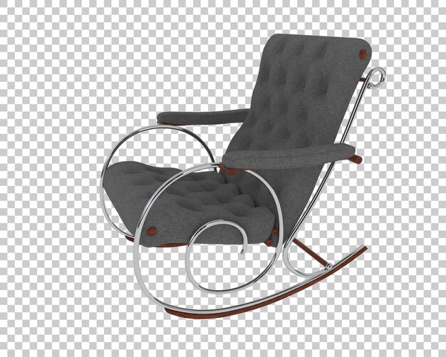 Silla de balanceo gris moderna