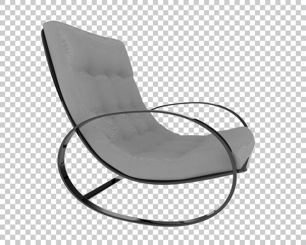 Silla de balanceo gris moderna