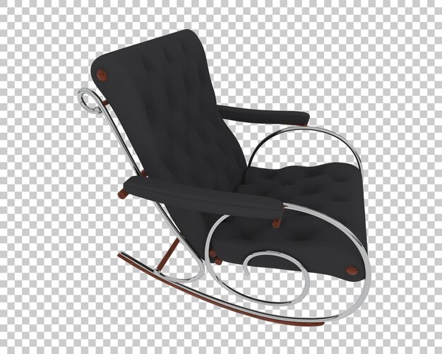 Silla de balanceo negra