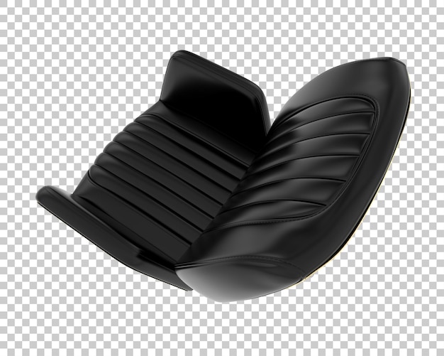 PSD silla de barbería aislada en el fondo ilustración de renderización 3d