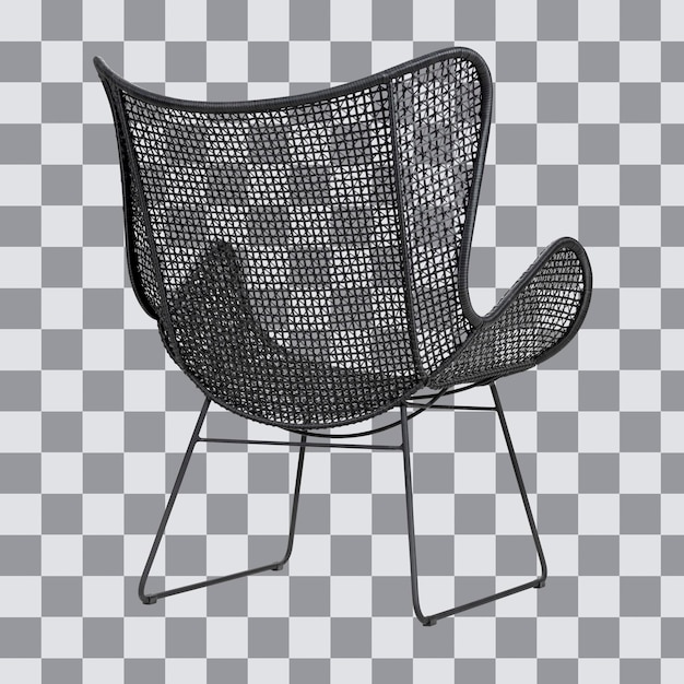 silla cómoda aislada sobre fondo blanco psd fondo transparente