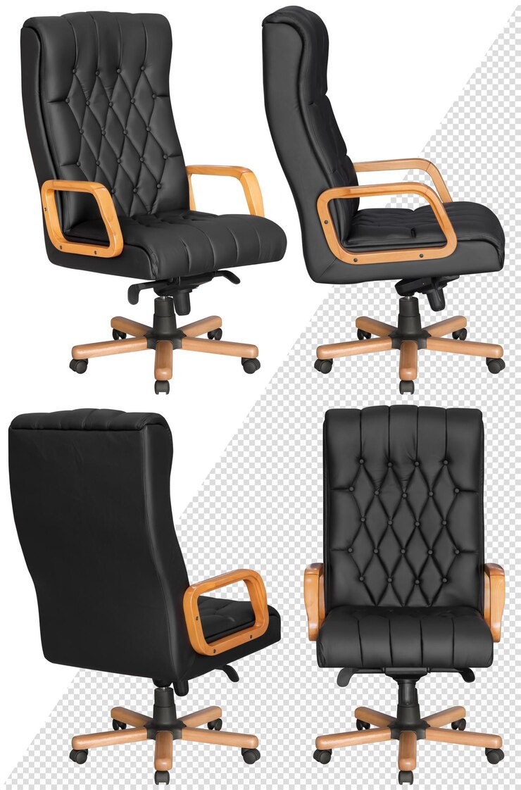 Silla de computadora de oficina para la cabeza Elemento interior Aislado del fondo