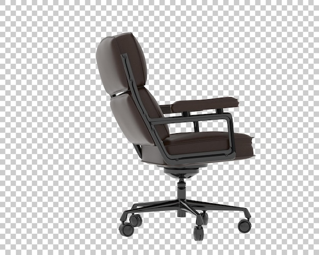 Silla ejecutiva de cuero marrón