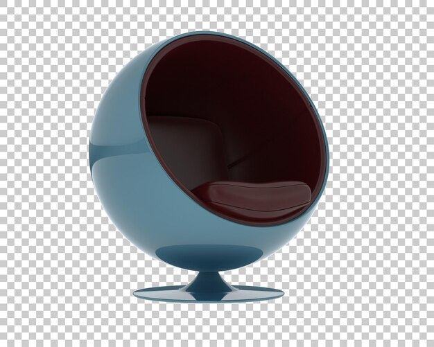 Silla de huevo moderna de mediados de siglo