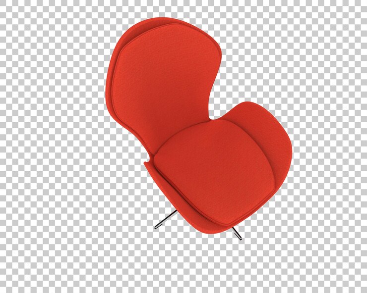 PSD silla de huevo rojo