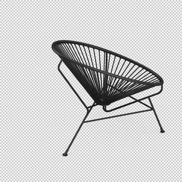 silla isométrica