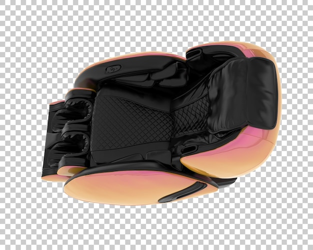 Silla de masaje aislada sobre fondo transparente ilustración de renderizado 3d