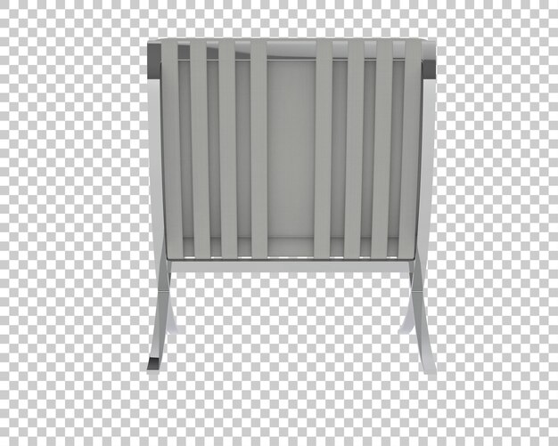 Silla de metal minimalista moderna