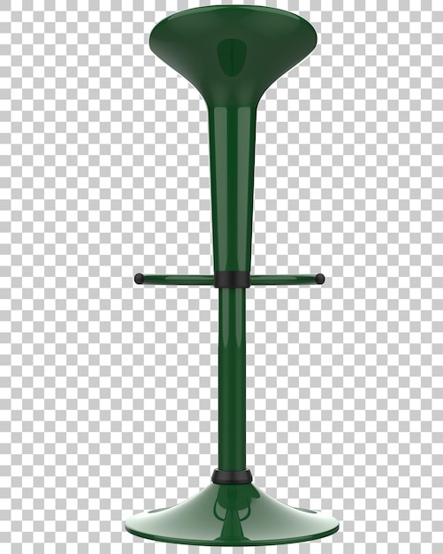 Silla moderna aislada sobre fondo transparente Ilustración de renderizado 3d