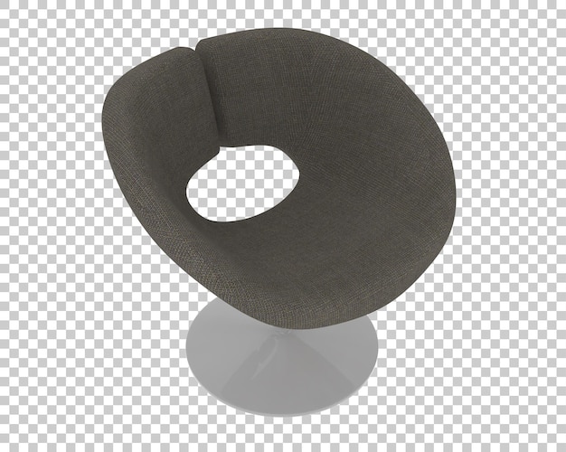 Silla moderna de tela gris