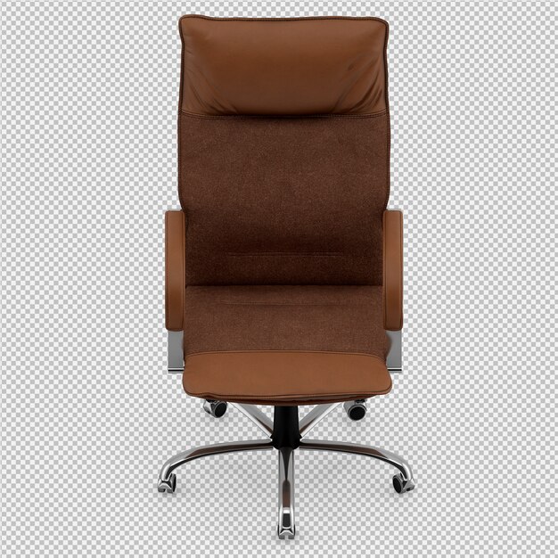 Silla de oficina 3D render aislado