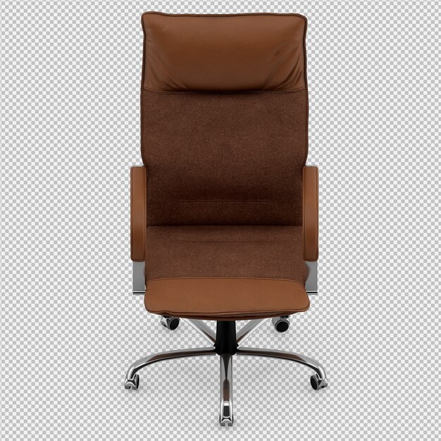 PSD silla de oficina 3d render aislado