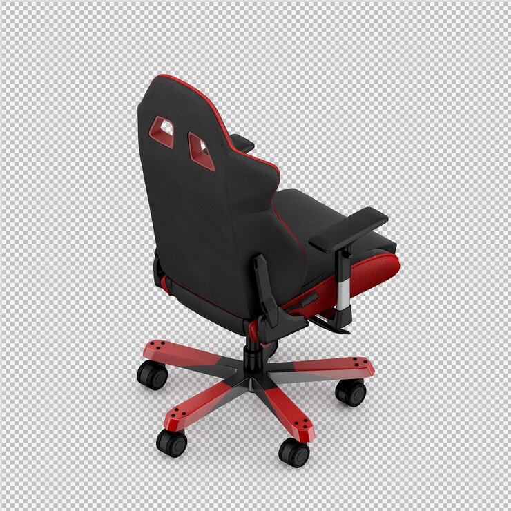 PSD silla de oficina 3d render aislado