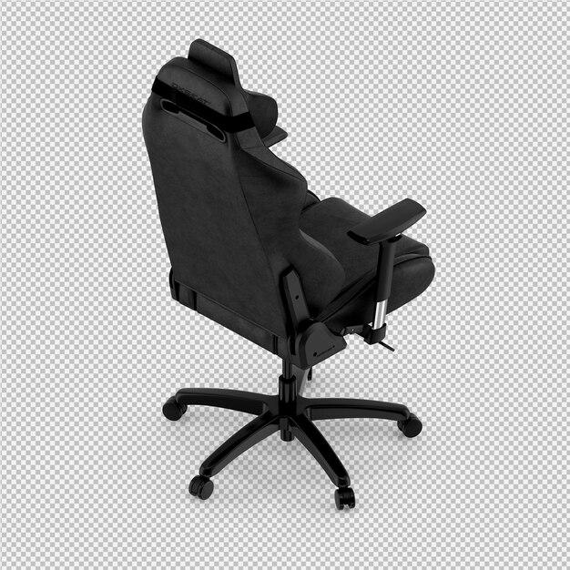 Silla de oficina 3D render aislado