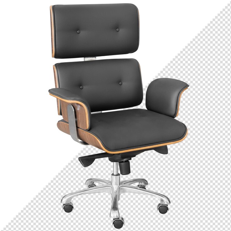 Silla de oficina ejecutiva. Aislado del fondo