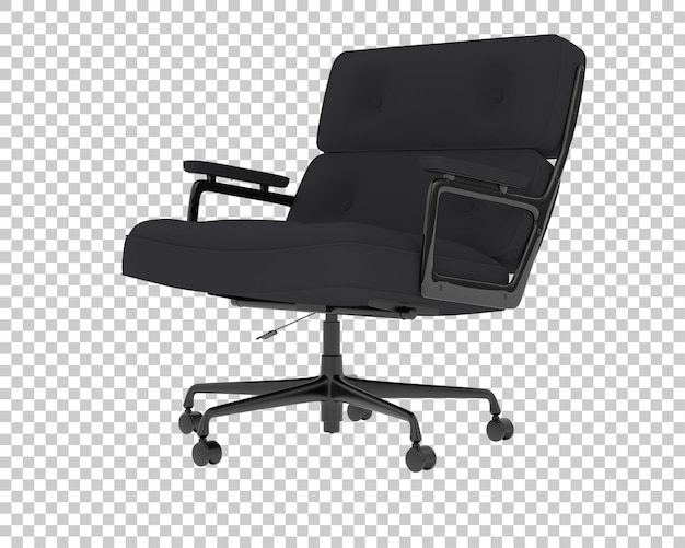Silla de oficina giratoria negra moderna