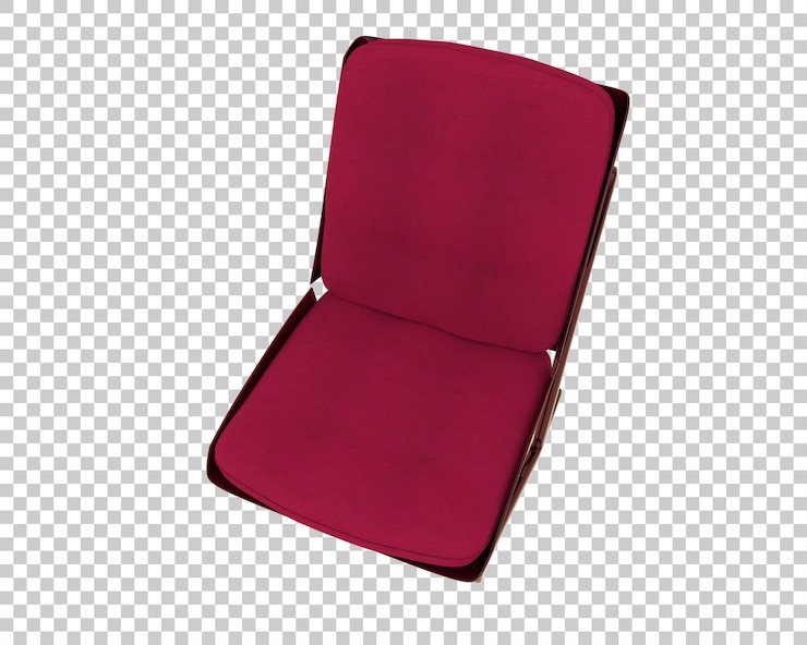 PSD silla plegable roja