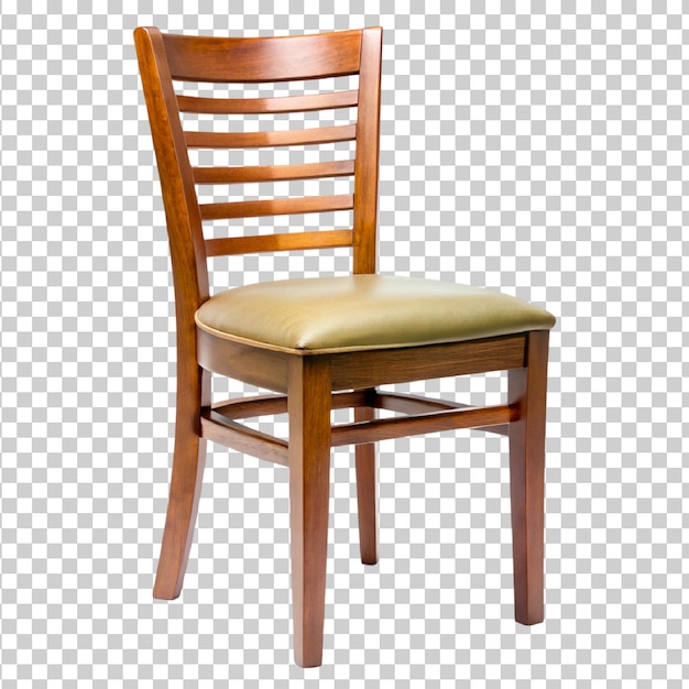una silla que tiene un asiento amarillo y la espalda