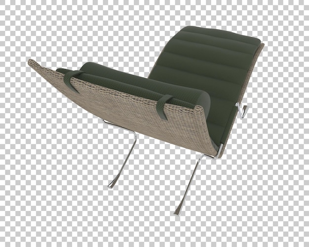 Silla de salón de mimbre moderna